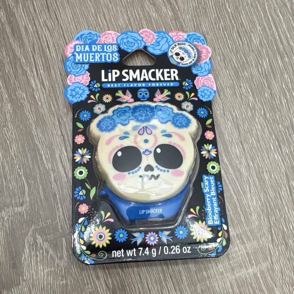 Lip Smacker Dia de los Muertos Lip Balm 0.26 oz Blueberry Scary